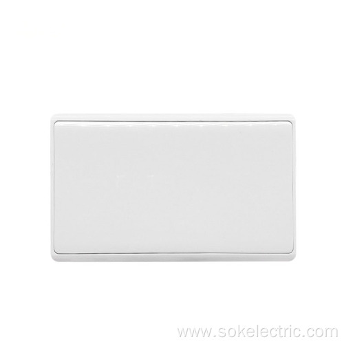147 86 mm White Blank Plate various electrical accessories